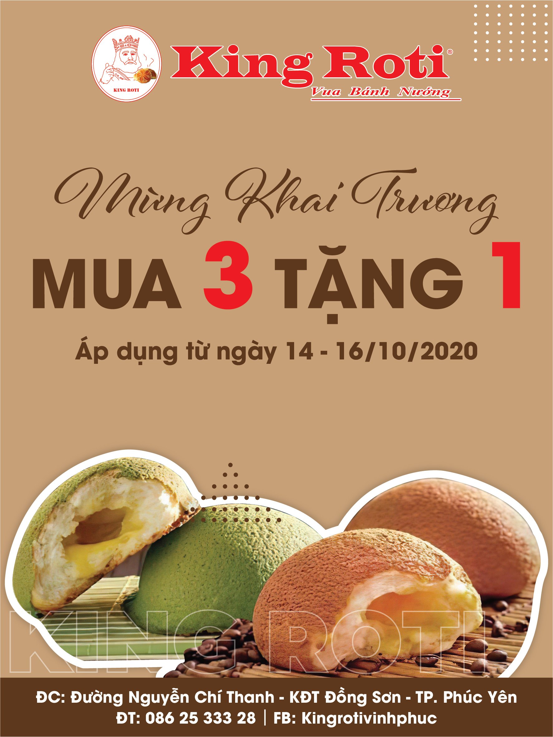 Cửa hàng King Roti Vĩnh Phúc 3