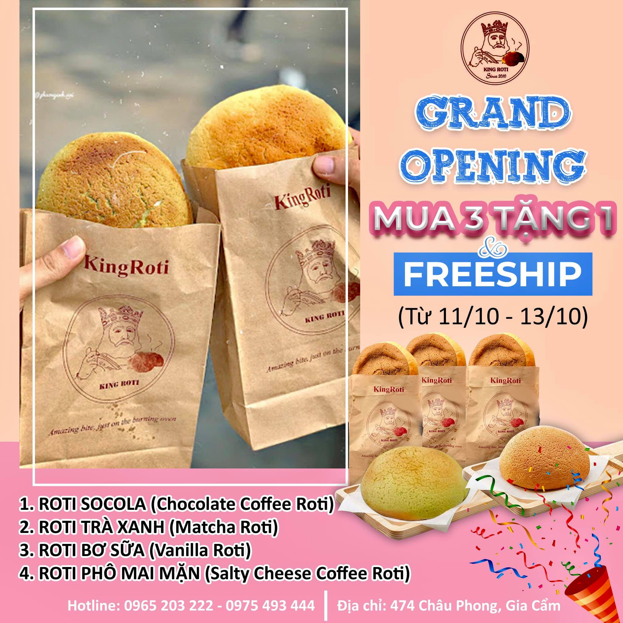 Cửa hàng bánh King Roti 474 Châu Phong