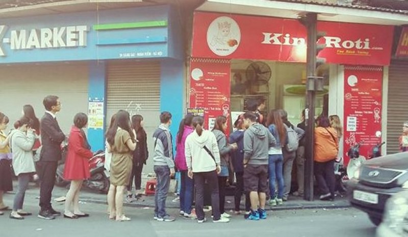 Thương hiệu kinh doanh nhượng quyền bánh King Roti có gì 1
